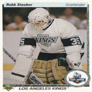 Robb Stauber - 1990 Upper Deck Star Rookie Hockey Card